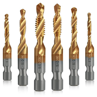 SpiralPro – 3-In-1 Spiral Tap Hex Shank Drill Bit Set