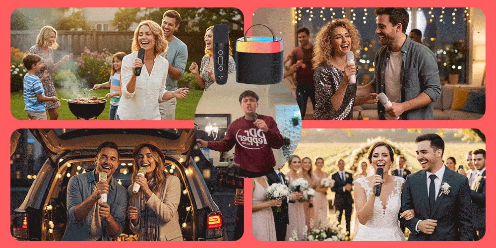 VibeMic – Wireless Karaoke Speaker System