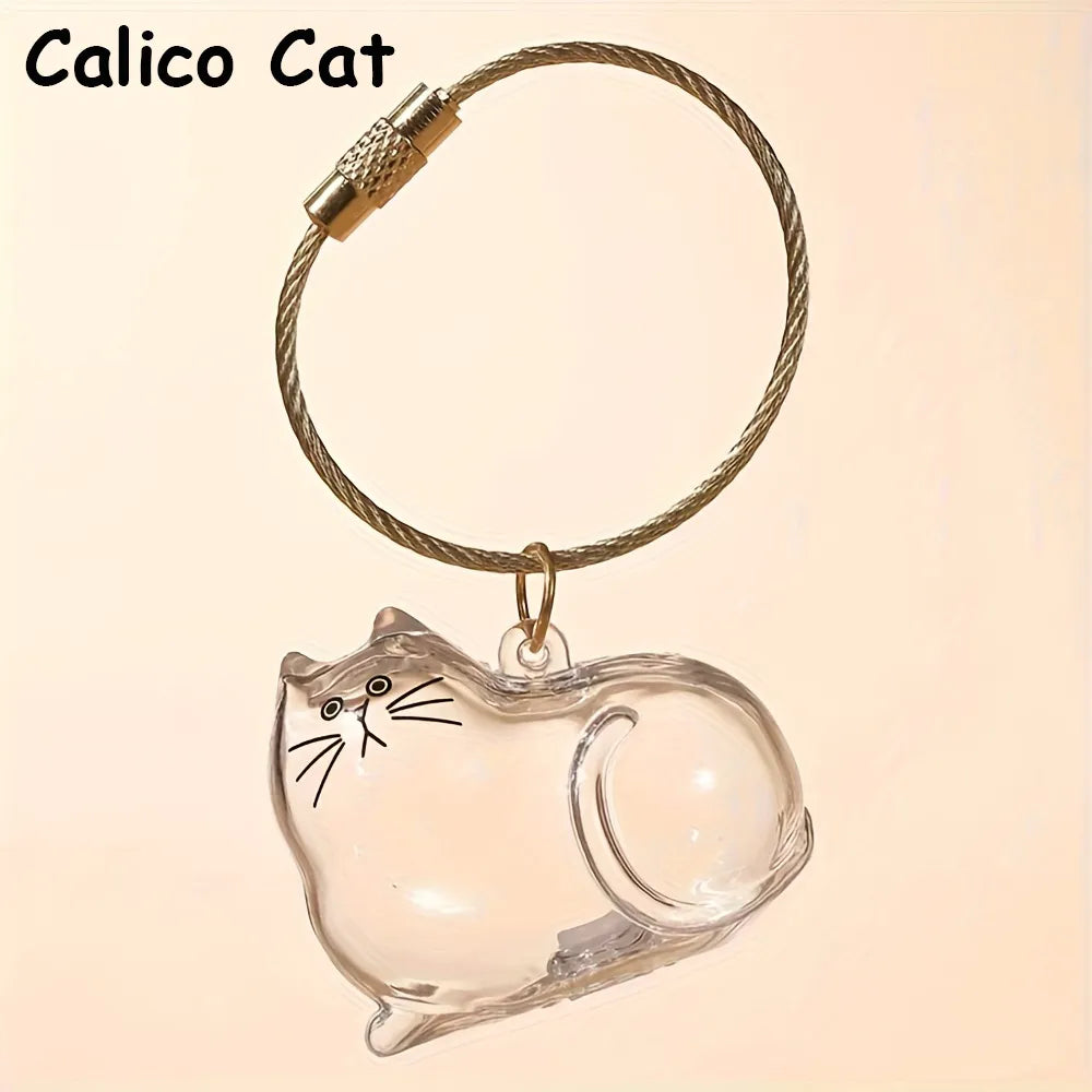 MemoryPaw – Pet Hair Memorial Capsule Keychain