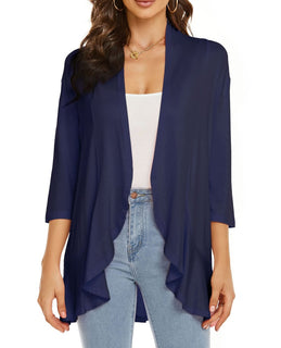 SoftDrape – Lightweight Open Front Cardigan