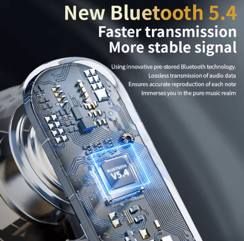 UltraHear - Smart Noise-Cancelling Earbuds with HD Display