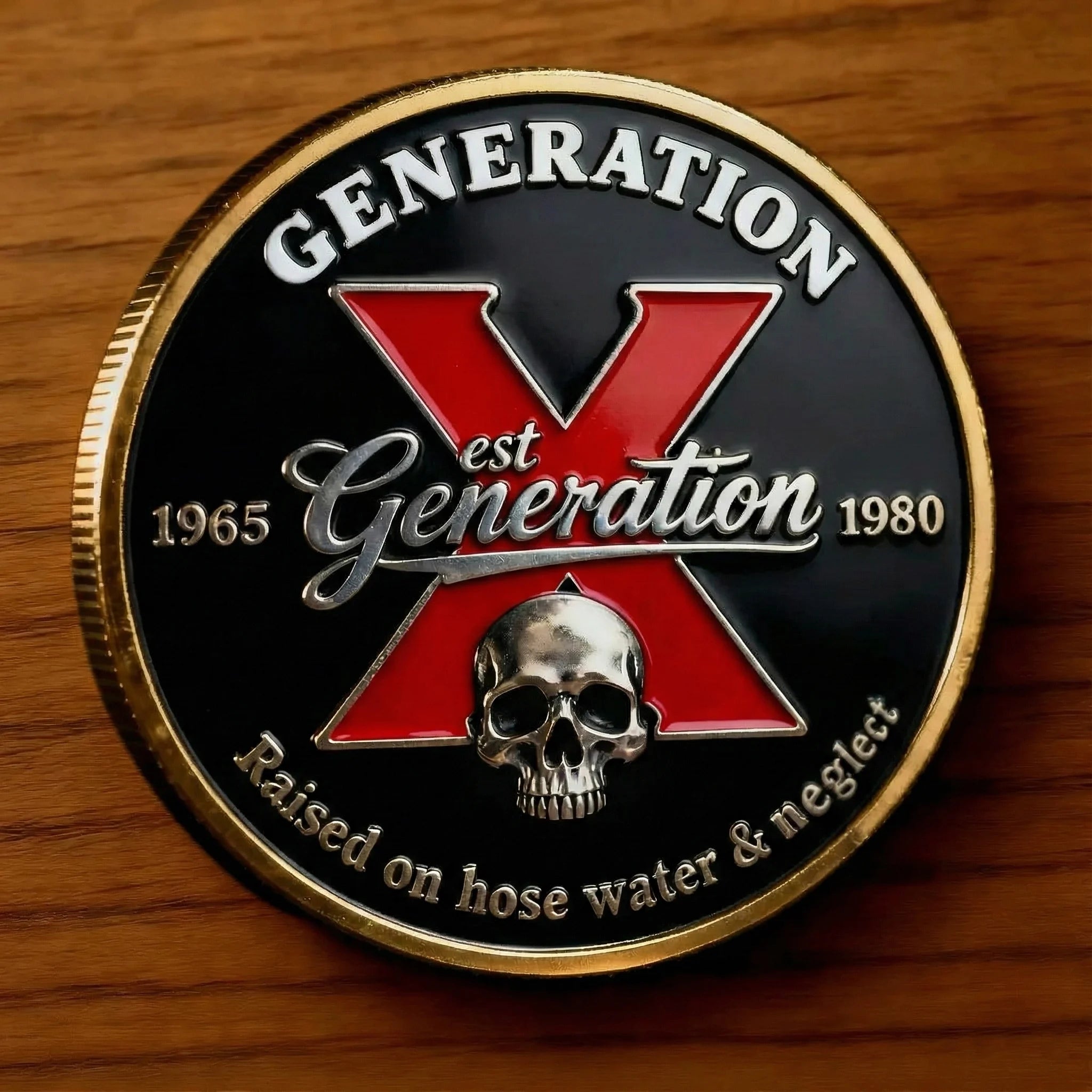 🪙GEN X Coin – The Ultimate Tribute to the Badass Generation 💀🔥
