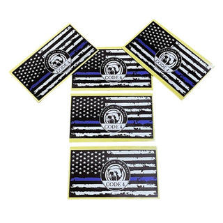 LawShield – Thin Blue Line Flag Sticker