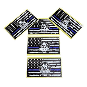 LawShield – Thin Blue Line Flag Sticker