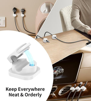 ClipMag – Magnetic Cable Organizer Clips