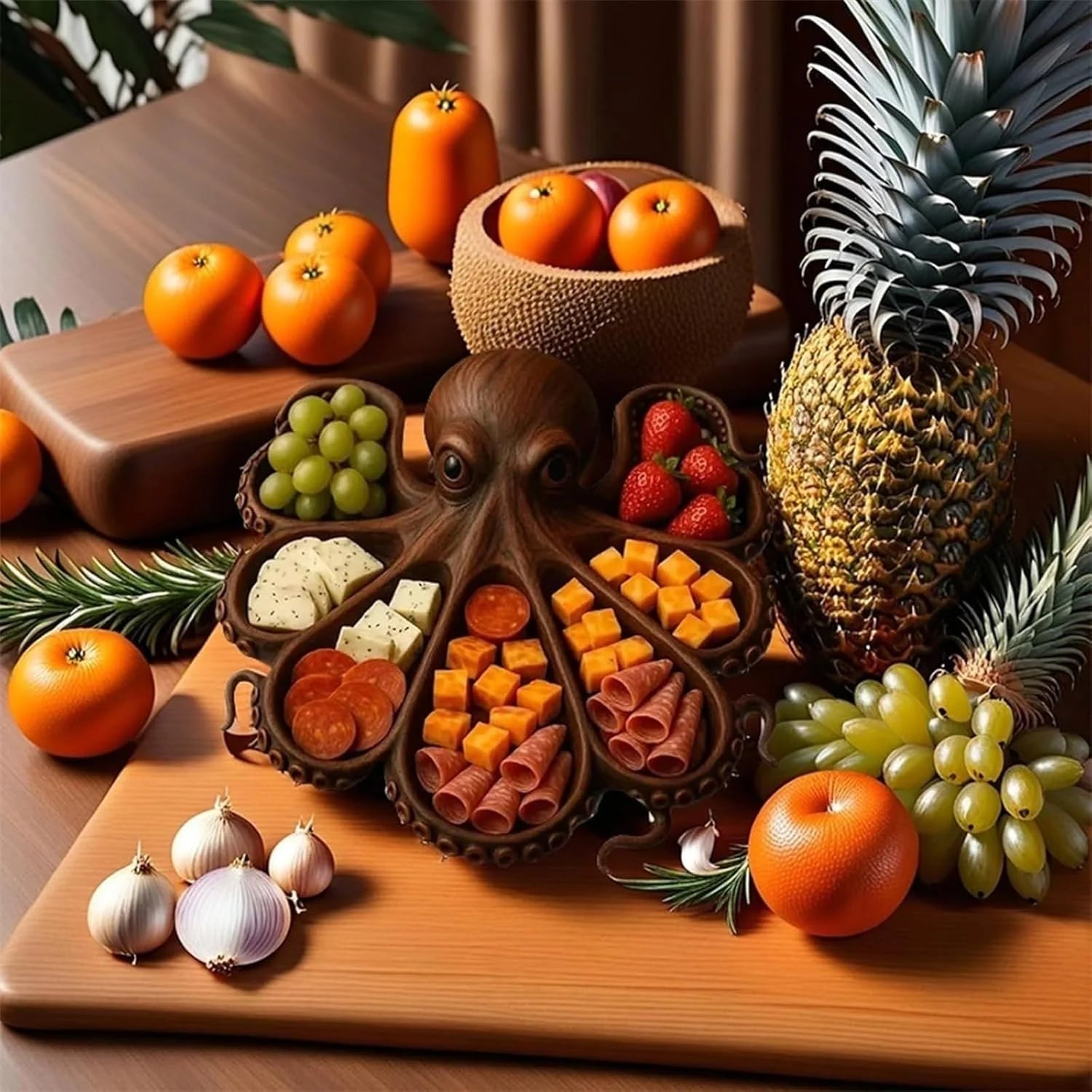 TentaTray – Nautical Charcuterie Board