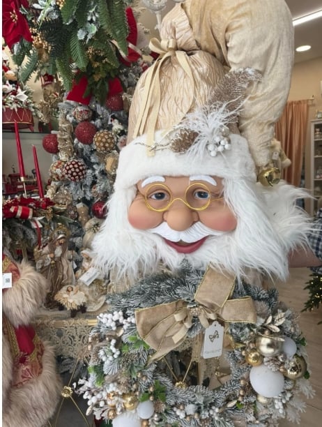 Santa Face Wreath