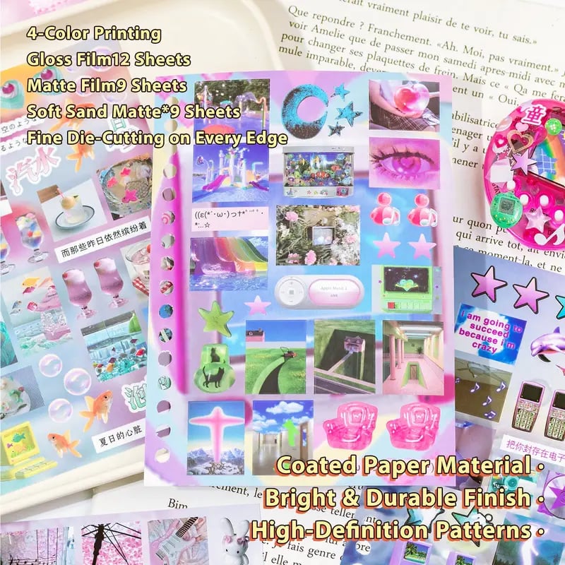 DreamPop – Dreamcore Aesthetic Sticker Book