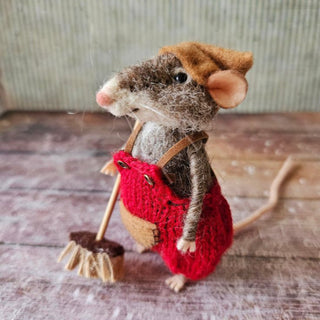 WhiskerWool - Needle Felted Mouse