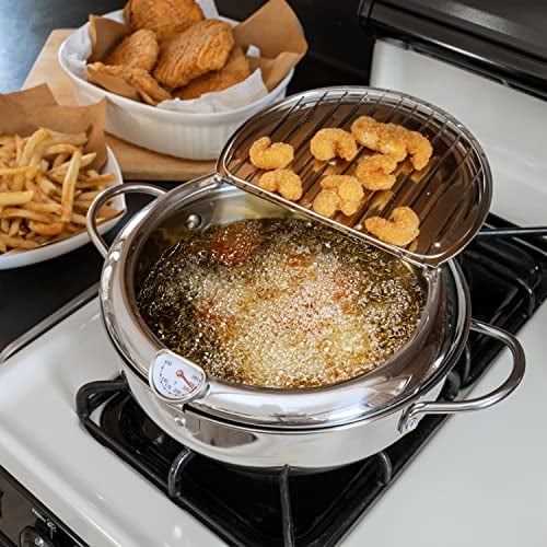 SteelFry – Stainless Steel Fryer Pot with Thermometer
