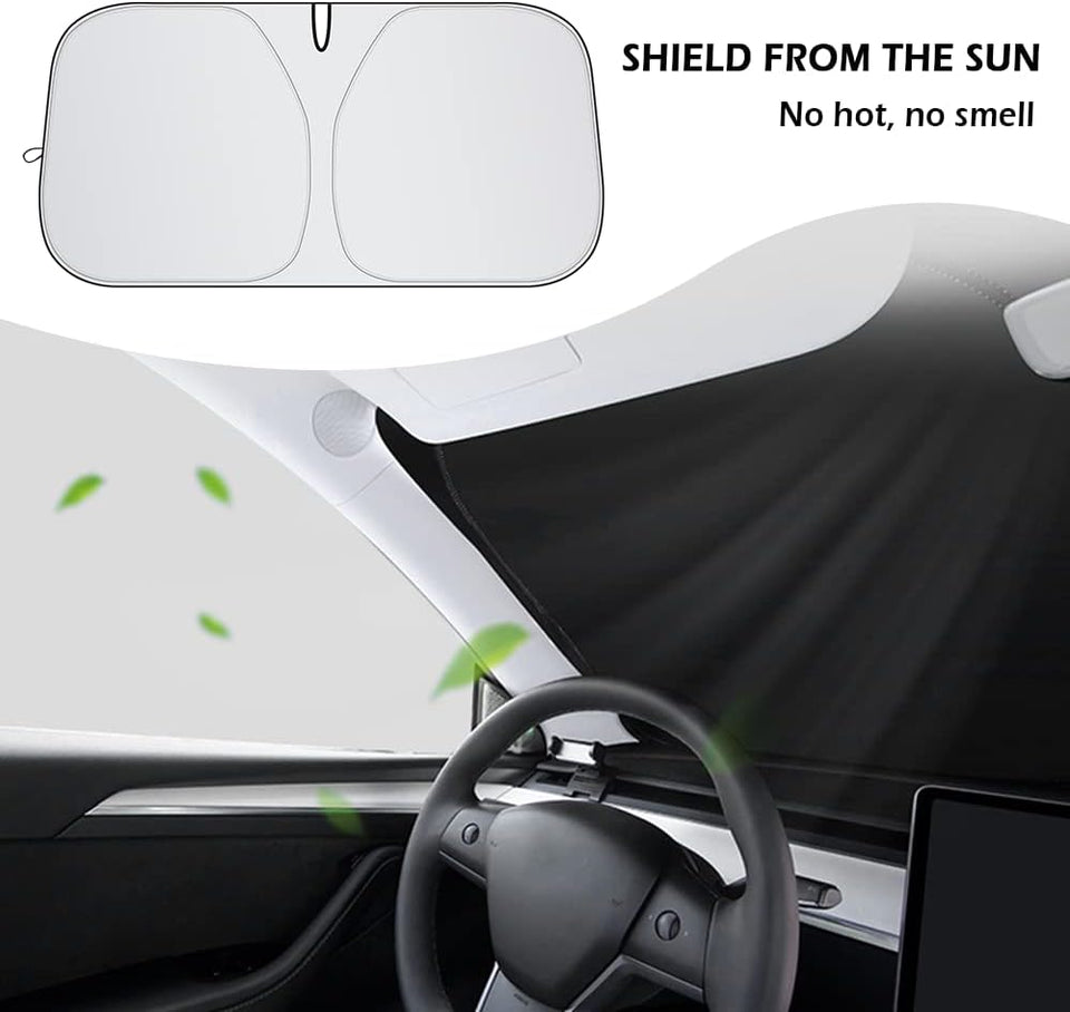 Titanium silver thickened Car Windshield Sun Shade