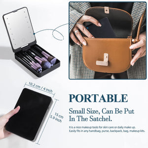 LumiBrush - Portable LED Makeup Brush Kit