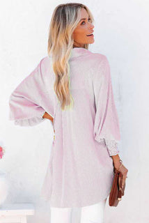 LUXE - Breezy Striped Tunic Shirt