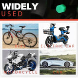 StarWheel - Fluorescent Valve Caps | Ride Bright at Night
