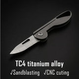 MiniBlade - Compact Titanium Folding Knife