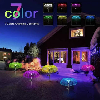 JellyGlow – Solar Color-Changing Jellyfish Lights