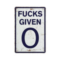 FUCKS GIVEN