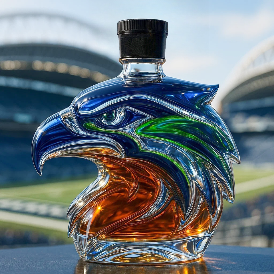 Seattle Seahawks Limited Edition Whisky Bottle