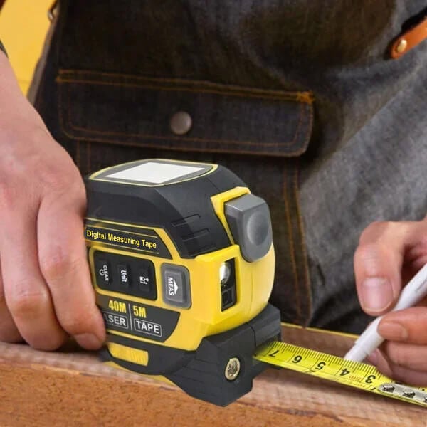 MeasureMaster - 3-in-1 Laser & Tape Precision Tool