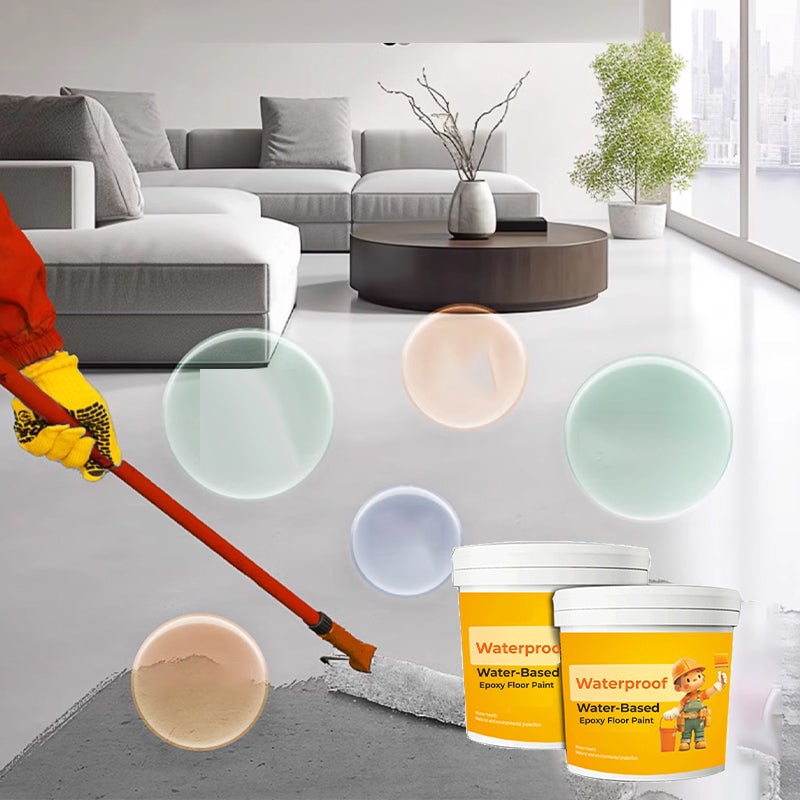 Waterproof Water-Based Epoxy Floor Paint(300g)