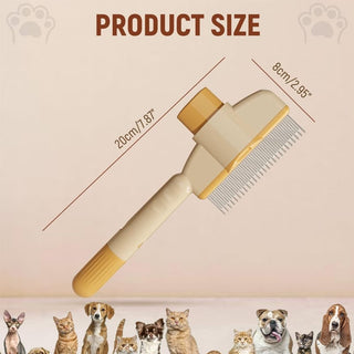 FurEase – Self-Cleaning Pet Grooming Brush