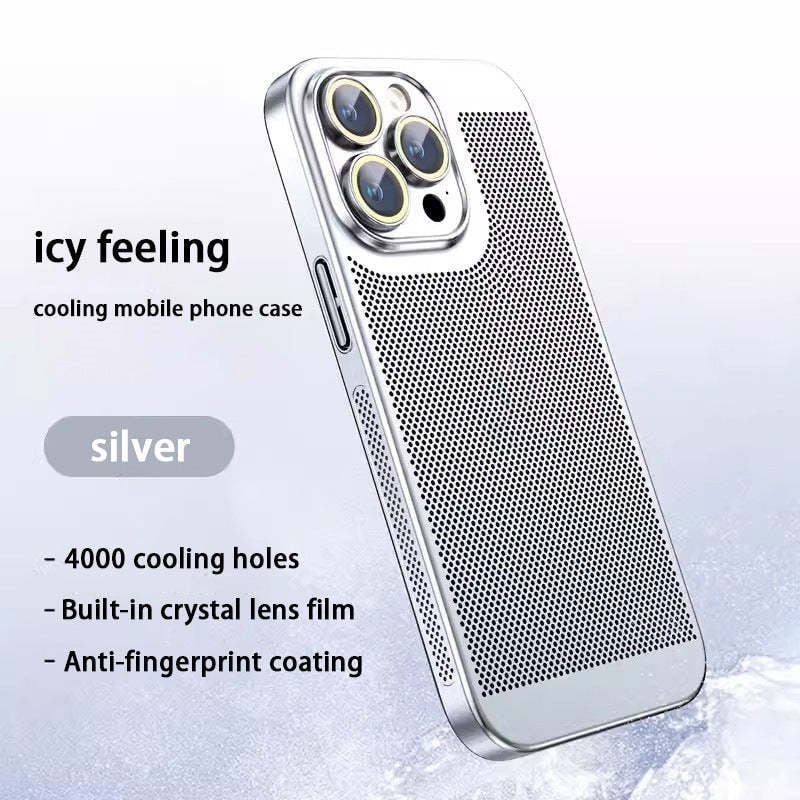 Electroplating PC Heat Dissipation Phone Case（Back Case）