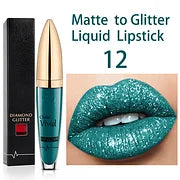 GlamAura – Diamond Matte Shimmer Lipstick
