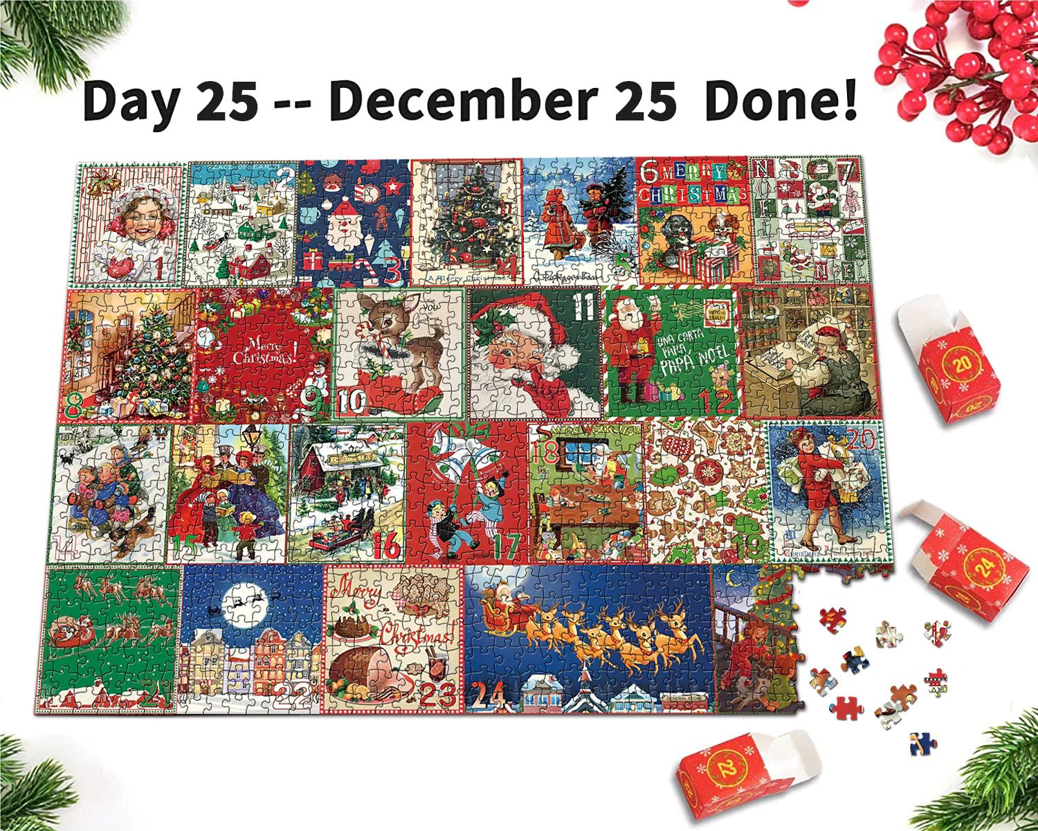 MerryPieces – Advent Calendar Jigsaw Puzzle