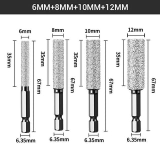 Hex Shank Brazed Hole Opener for Drilling and Grinding