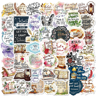 FaithGlow - Inspirational Bible Sticker Set