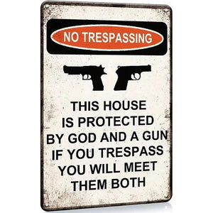FaithGuard – Divine Protection Warning Sign