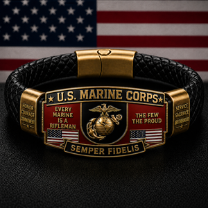 🇺🇸 Last Day Promo: 49% OFF 🎖️U.S. Marine Corps Semper Fi Tribute Bracelet