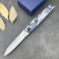 blue camouflage handle