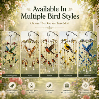 HumiGrace – Elegant Hummingbird Wind Chime