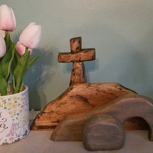 RisenGlory – Handmade Empty Tomb And Cross