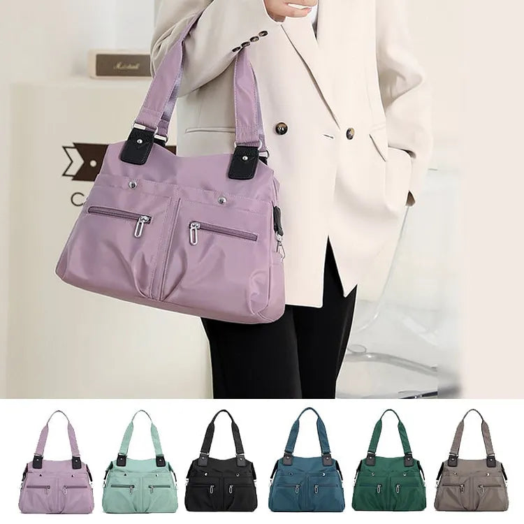 🛍️Hot Sale 50% OFF🔥capacity waterproof multi pocket shoulder bag