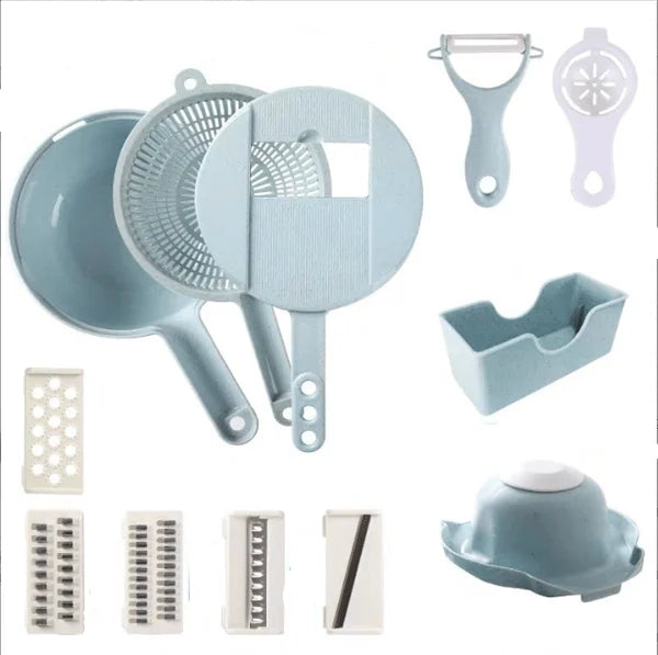 QuickSlice | 12-IN-1 Multi-Function Vegetable Slicer marnetic