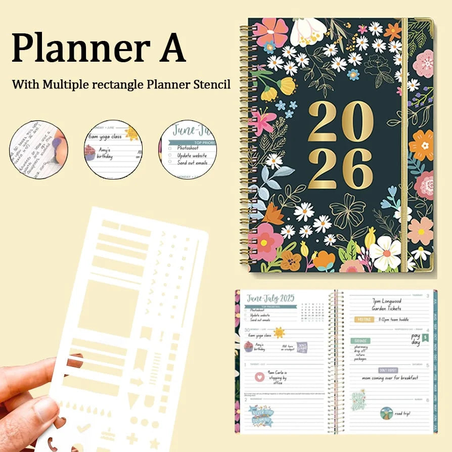 EduPlan – 2026 Study Planner with Stencil Tools