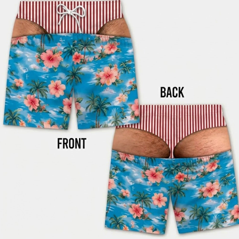 BeachBanter – Hilarious Optical Illusion Swim Trunks