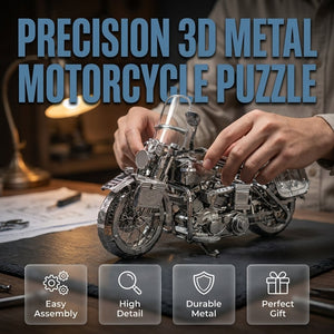 MotoCraft – 3D Metal Motorcycle Assembly Puzzle
