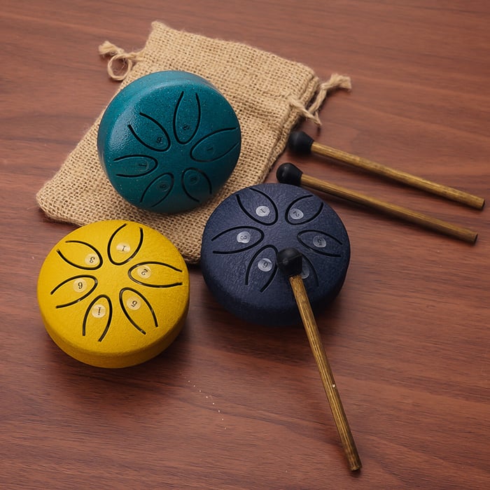BlissTone - Mini Steel Tongue Drum Kit