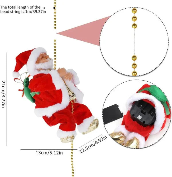 ChimneyClimber Santa - Musical Toy for a Merry Christmas Marnetic