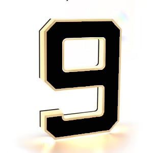 RaySign - Solar LED House Number Sign