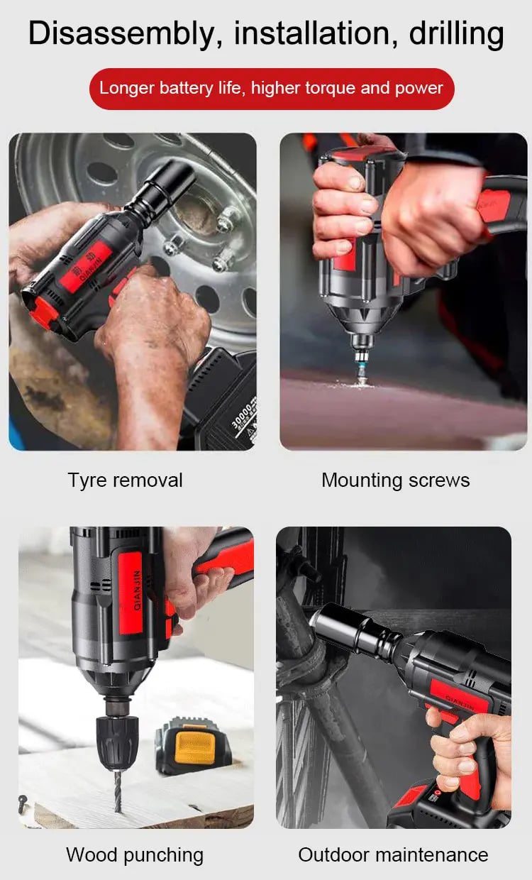 PowerDrive – Heavy-Duty Brushless Electric Wrench