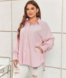 LUXE - Breezy Striped Tunic Shirt