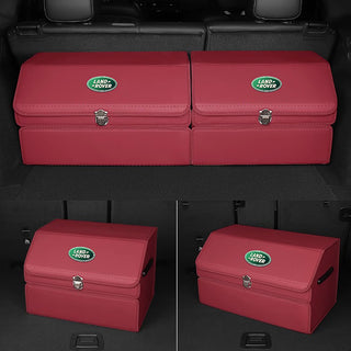 AutoNest - Elegant Leather Trunk Organization System