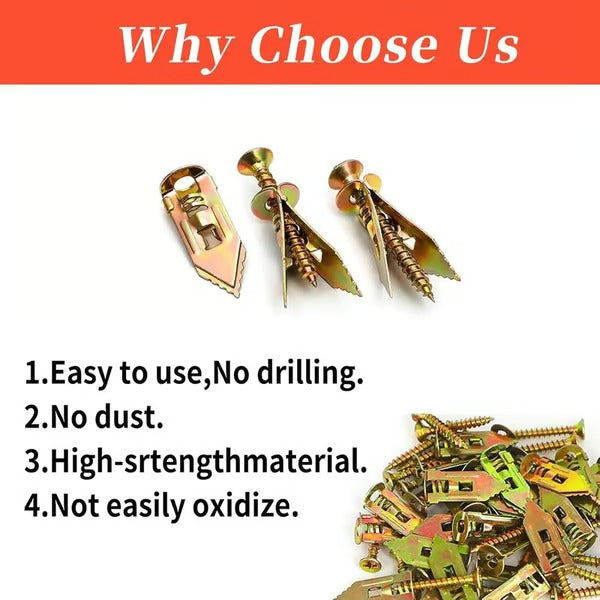 ScrewHold – Self Drilling Wall Mount Kit