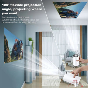 SkyBeam  – Portable Projector with 4K Clarity