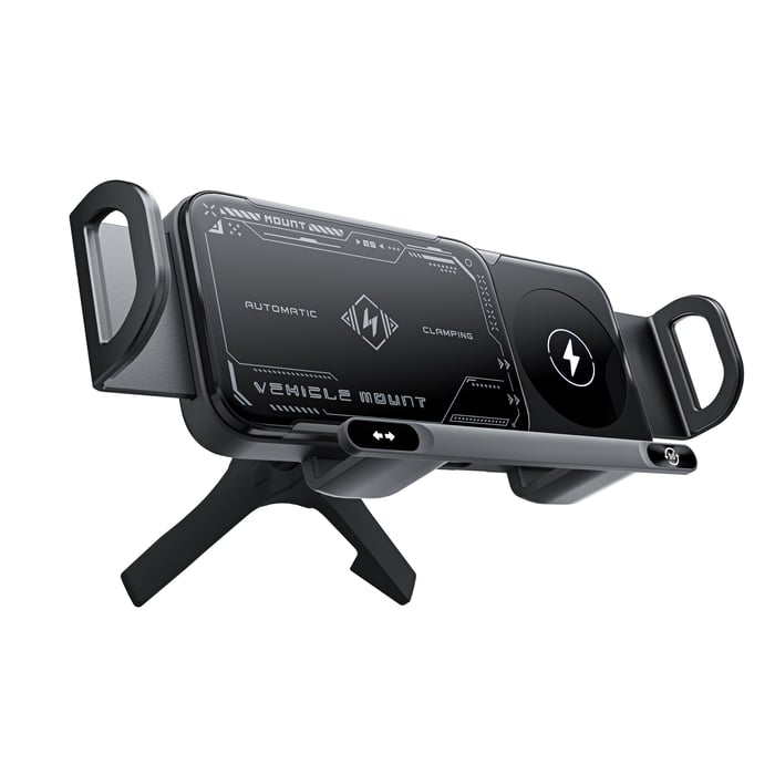 SmartClamp - High-Speed Wireless Car Mount Charger