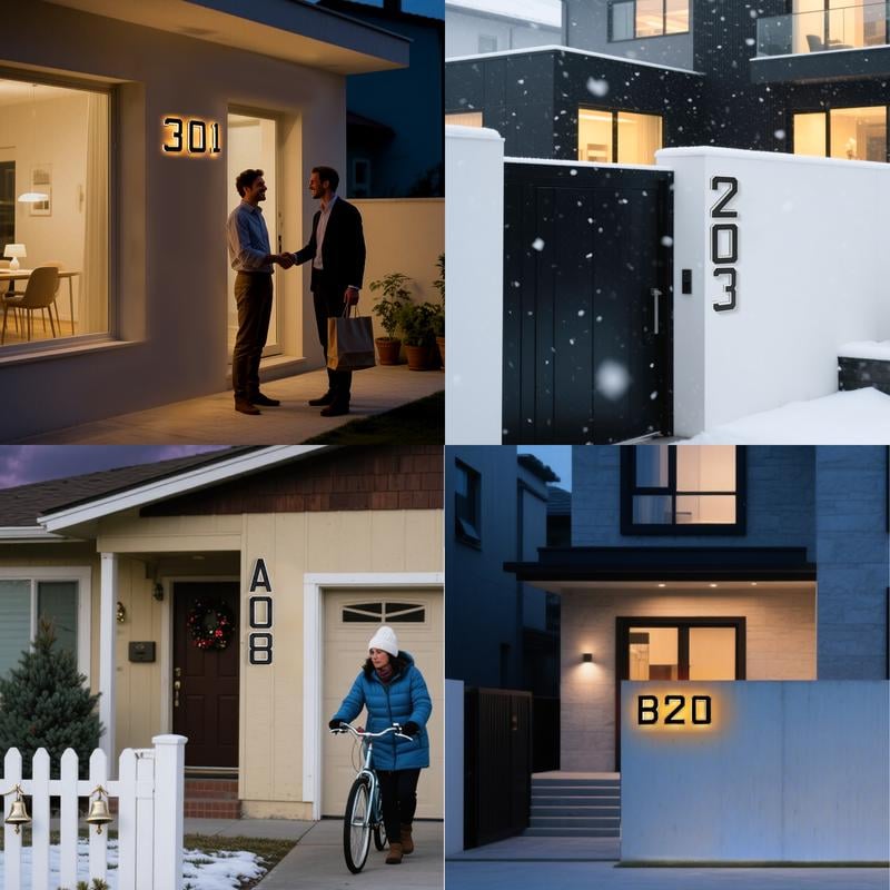 BrightAddress – Lighted House Numbers